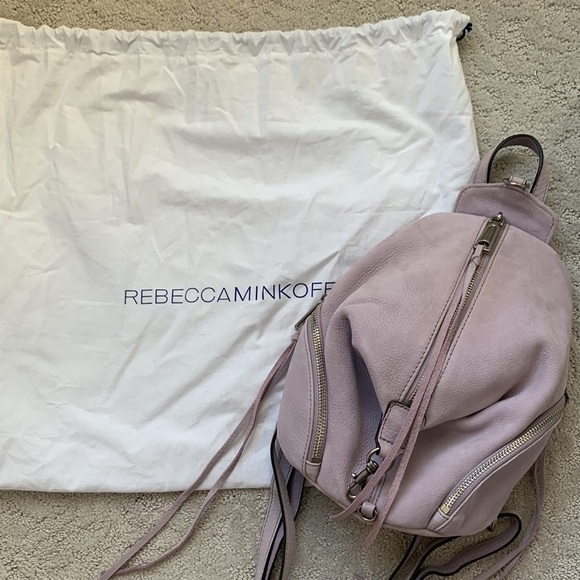 Rebecca Minkoff Lavender Suede Mini Julian Backpack - Picture 7 of 7